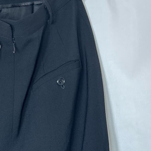 🅽🅴🆆 Vintage Austin Reed Lisa maxi black 100% wool skirt with back pocket, 8 - Picture 9 of 17